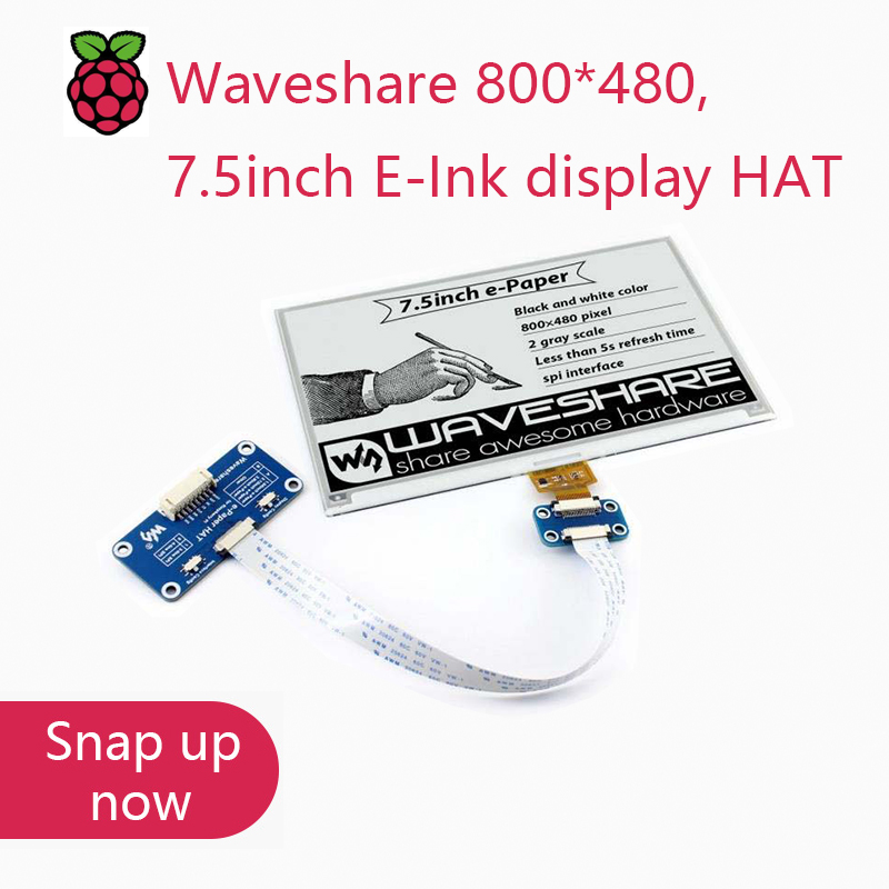 Turing Pi 2 - Waveshare 800*480,7.5inch E-Ink Display HAT for