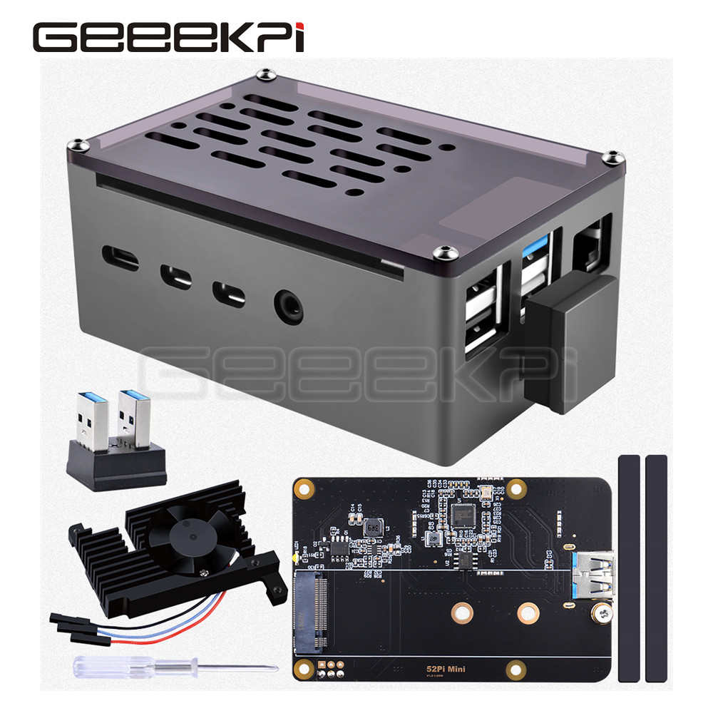 Turing Pi 2 - GeeekPi Nhôm Gạch Ốp Lưng Vỏ