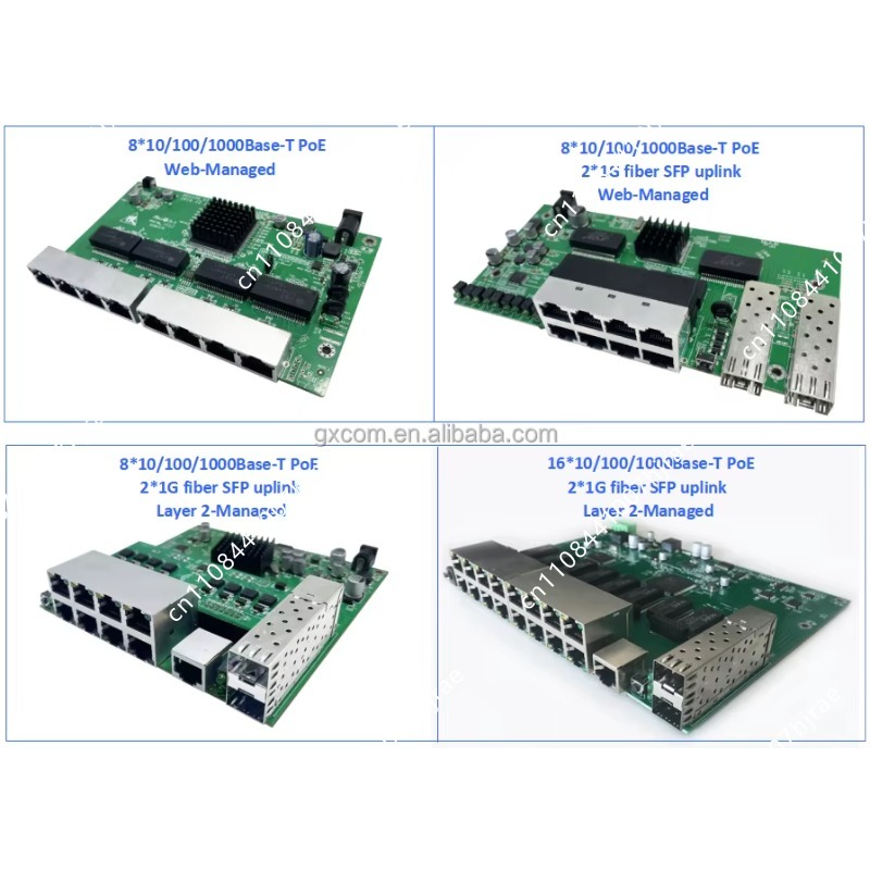 4 8 16 24 Port Gigabit Managed - đánh giá và giá Managed Gigabit Poe Switch 8 Port 802.3At