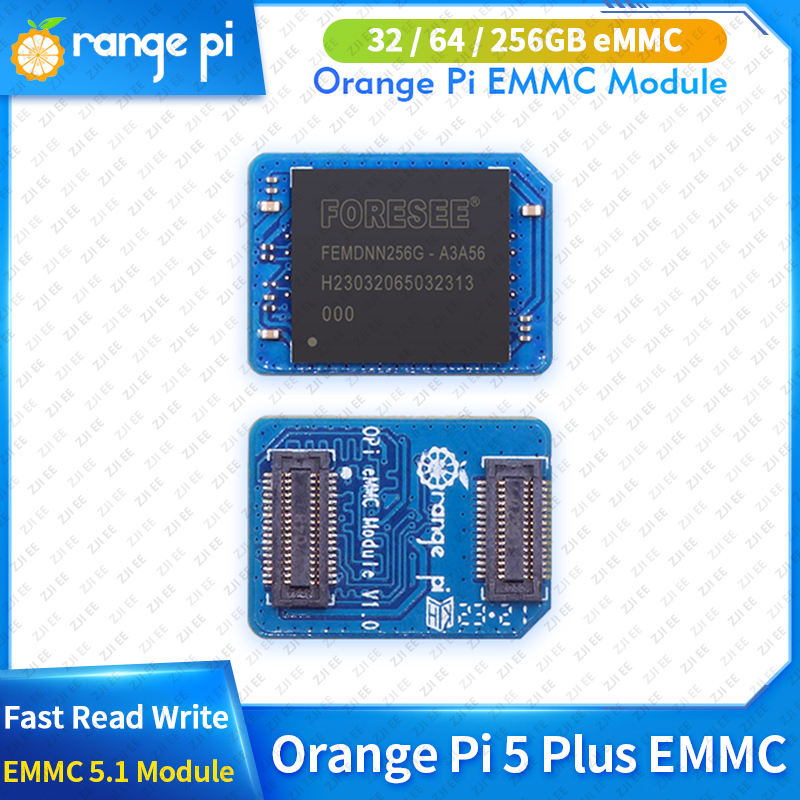 Orange Pi EMMC Module 32GB 64G - đánh giá và giá Orange Pi 5 Plus 32Gb
