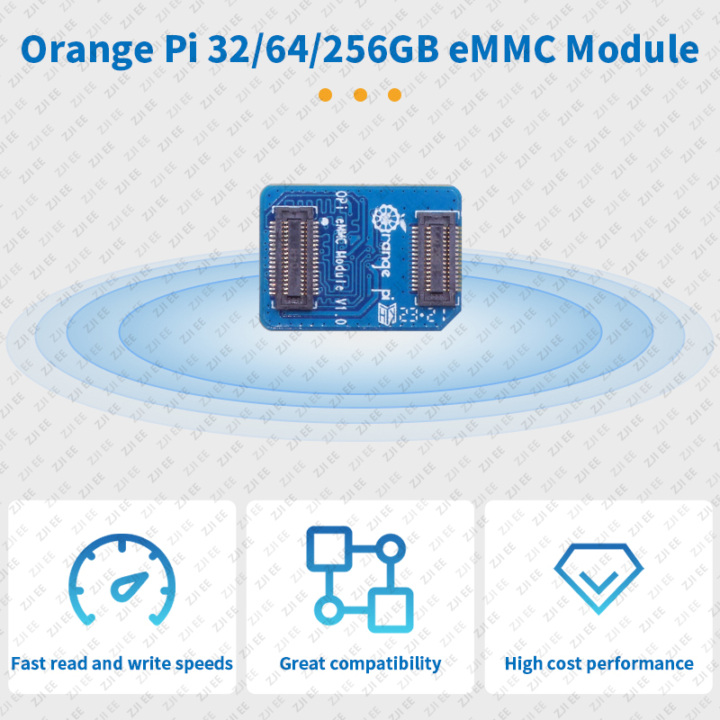 Orange Pi EMMC Module 32GB 64G - đánh giá và giá Orange Pi 5 Plus 32Gb