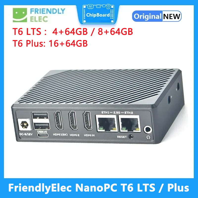 FriendlyElec NanoPC T6 LTS/Plu - đánh giá và giá Nanopc T6 16Gb