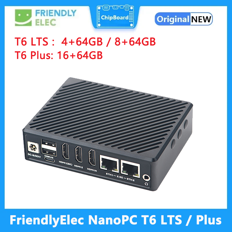 FriendlyElec NanoPC T6 LTS/Plu - đánh giá và giá Nanopc T6 16Gb