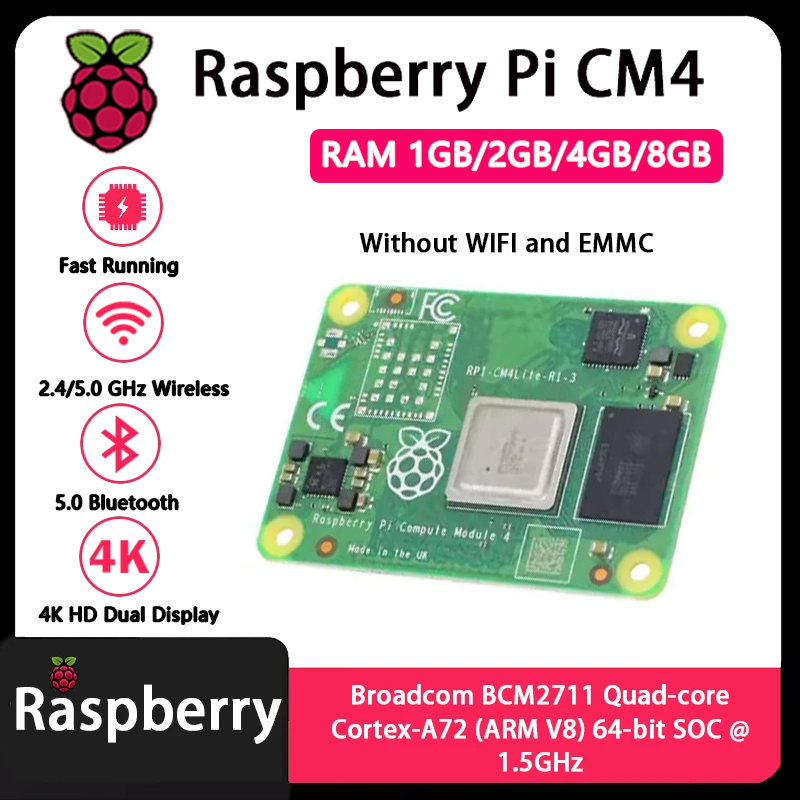 Raspberry Pi CM4 1GB/2GB/4GB/8 - đánh giá và giá Raspberry Pi Cm4 8Gb Ram 32Gb Emmc Wifi