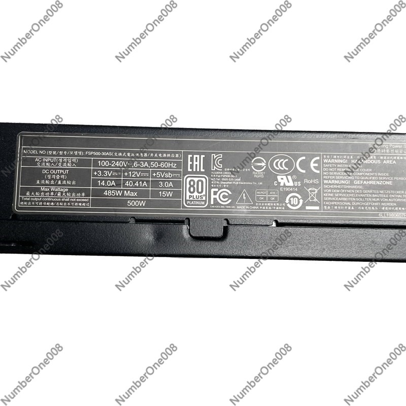 FSP500-30AS 80Plus Platinum Fl - đánh giá và giá Atx Power Supply 1U Flex 500W