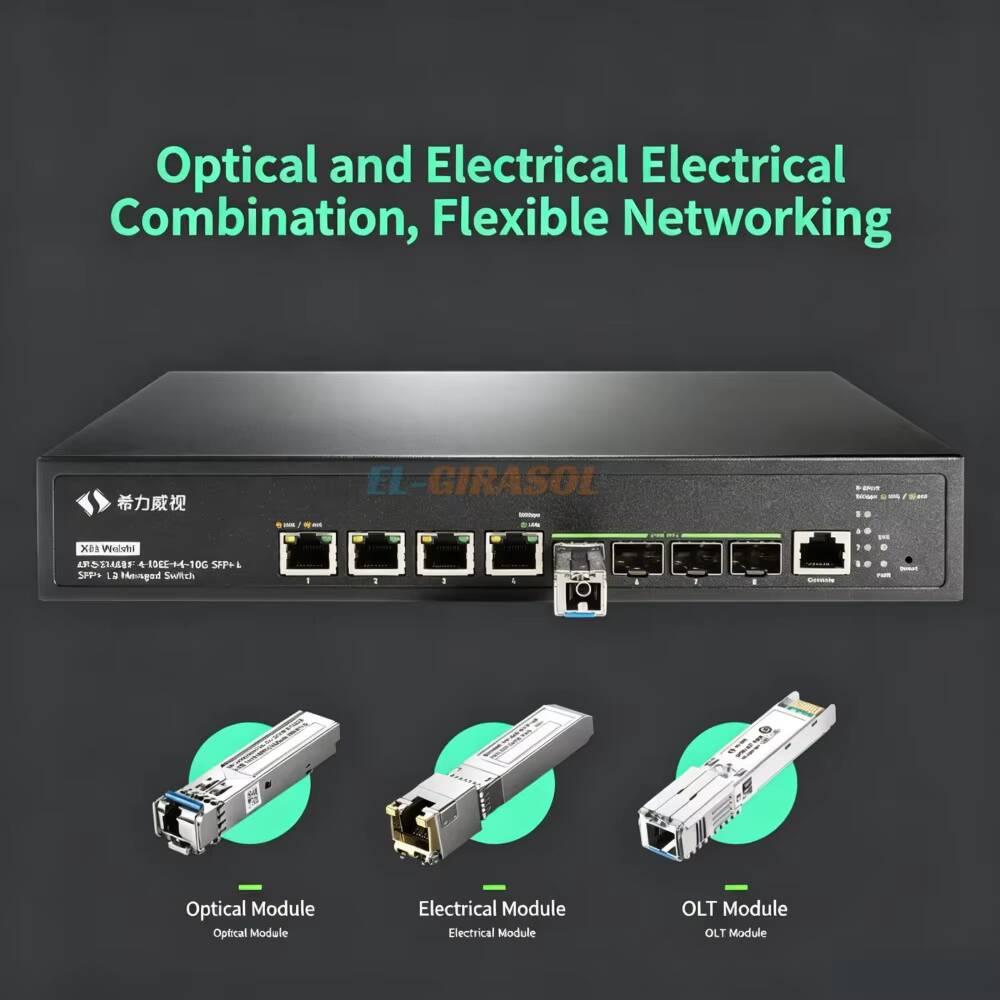 Sirivision 8 Port 10G SFP+ L3  - đánh giá và giá Sfp+ 10G Managed Switch 8 Port