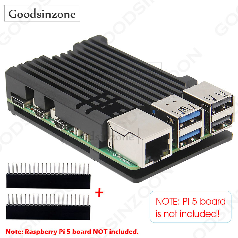 Raspberry Pi 5 Aluminum Armor  - đánh giá và giá Raspberry Pi 5 8Gb
