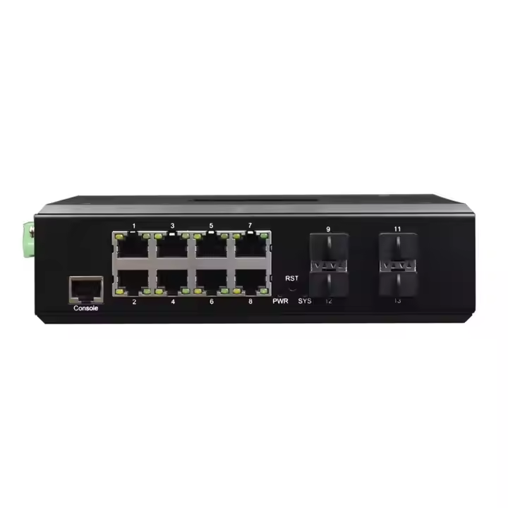 Industrial  L3 Managed 8-port  - đánh giá và giá Sfp+ 10G Managed Switch 8 Port
