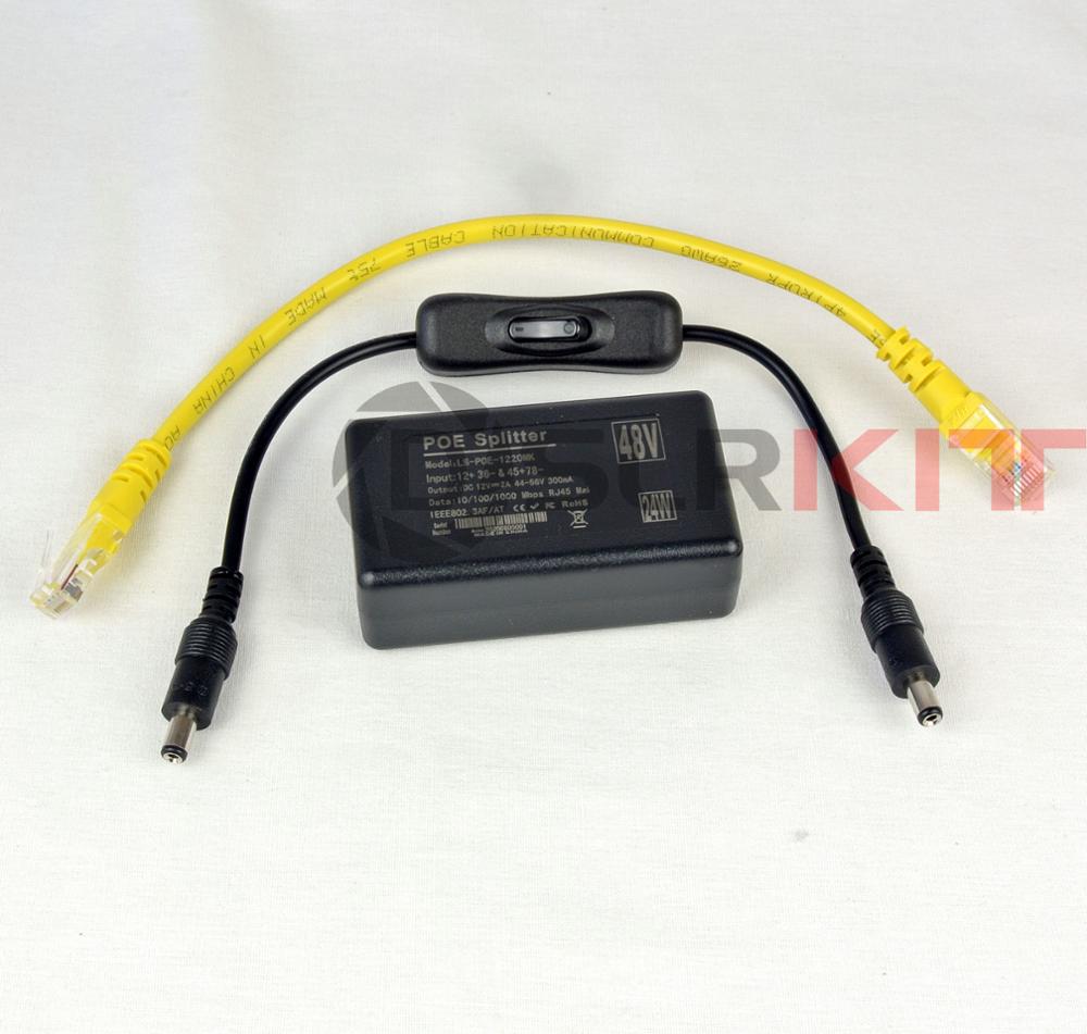 DSLRKIT Gigabit 12V2A Hoạt Độn - đánh giá và giá Active Poe Splitter Gigabit 12V 2A