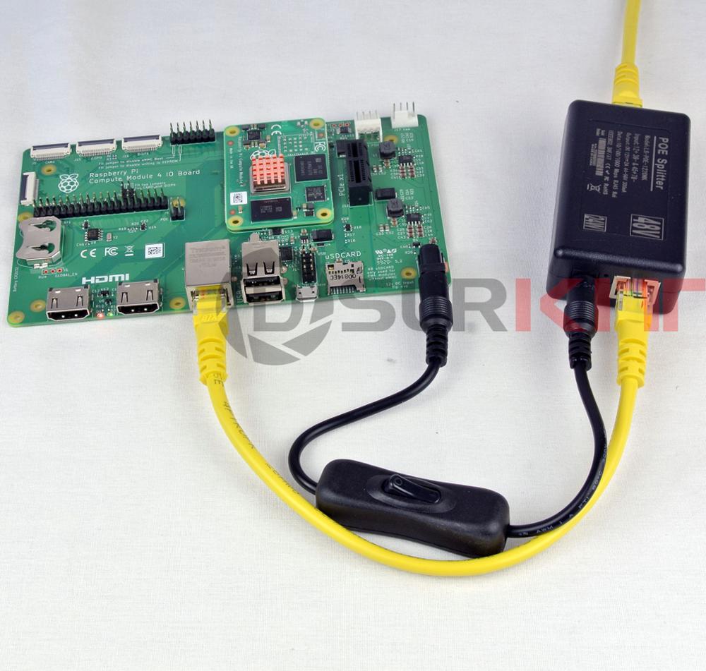 DSLRKIT Gigabit 12V2A Hoạt Độn - đánh giá và giá Active Poe Splitter Gigabit 12V 2A