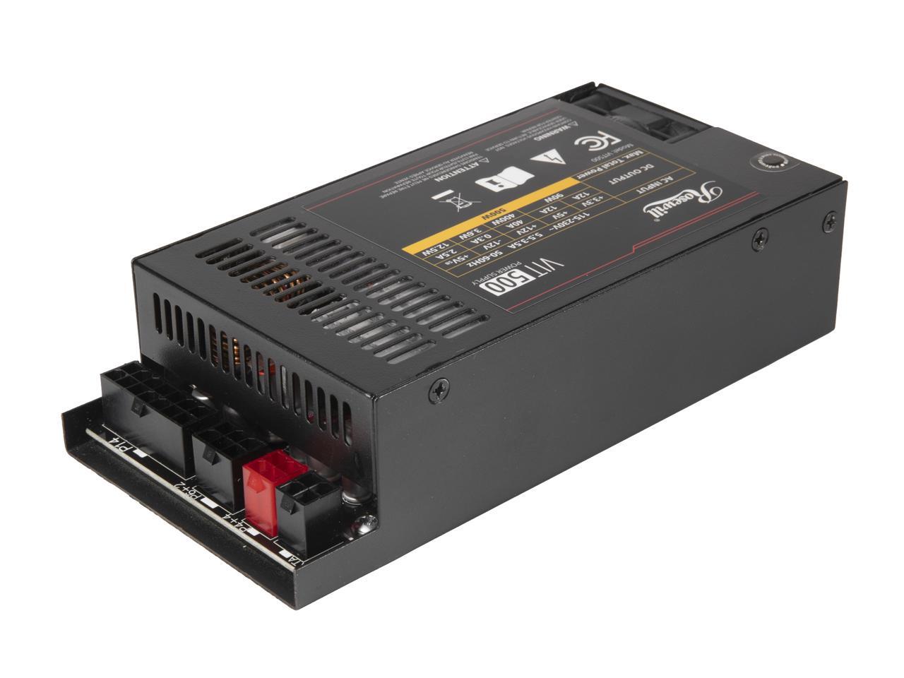 Rosewill VIT 500W, Mini ITX/Fl - đánh giá và giá Atx Power Supply 1U Flex 500W