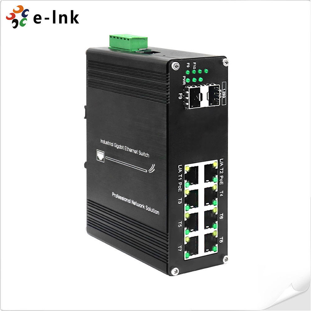 Industrial Managed 8-Port Giga - đánh giá và giá Managed Gigabit Poe Switch 8 Port 802.3At