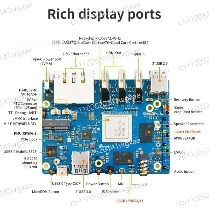 Orange Pi 5 Plus 32GB RAM RK35 - đánh giá và giá Orange Pi 5 Plus 32Gb