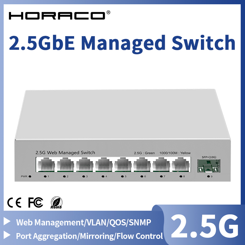 2.5GbE Managed Switch 8 Port 2 - đánh giá và giá Sfp+ 10G Managed Switch 8 Port