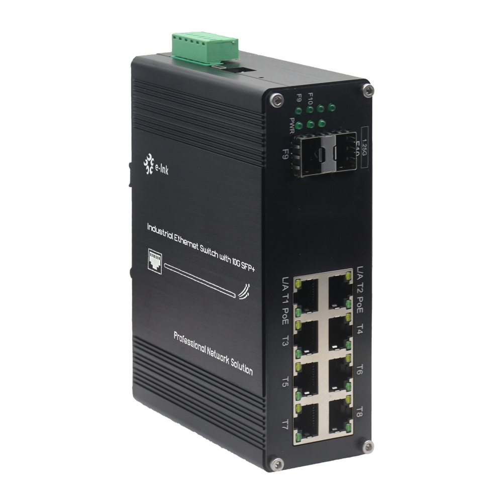 Industrial 8 Ports L2 Managed  - đánh giá và giá Managed Gigabit Poe Switch 8 Port 802.3At