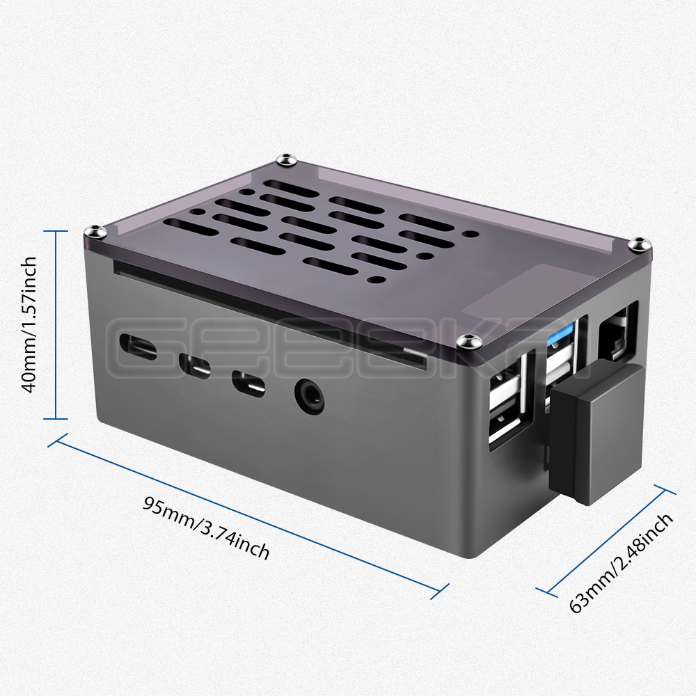 GeeekPi Nhôm Gạch Ốp Lưng Vỏ Đ - đánh giá và giá Turing Pi 2