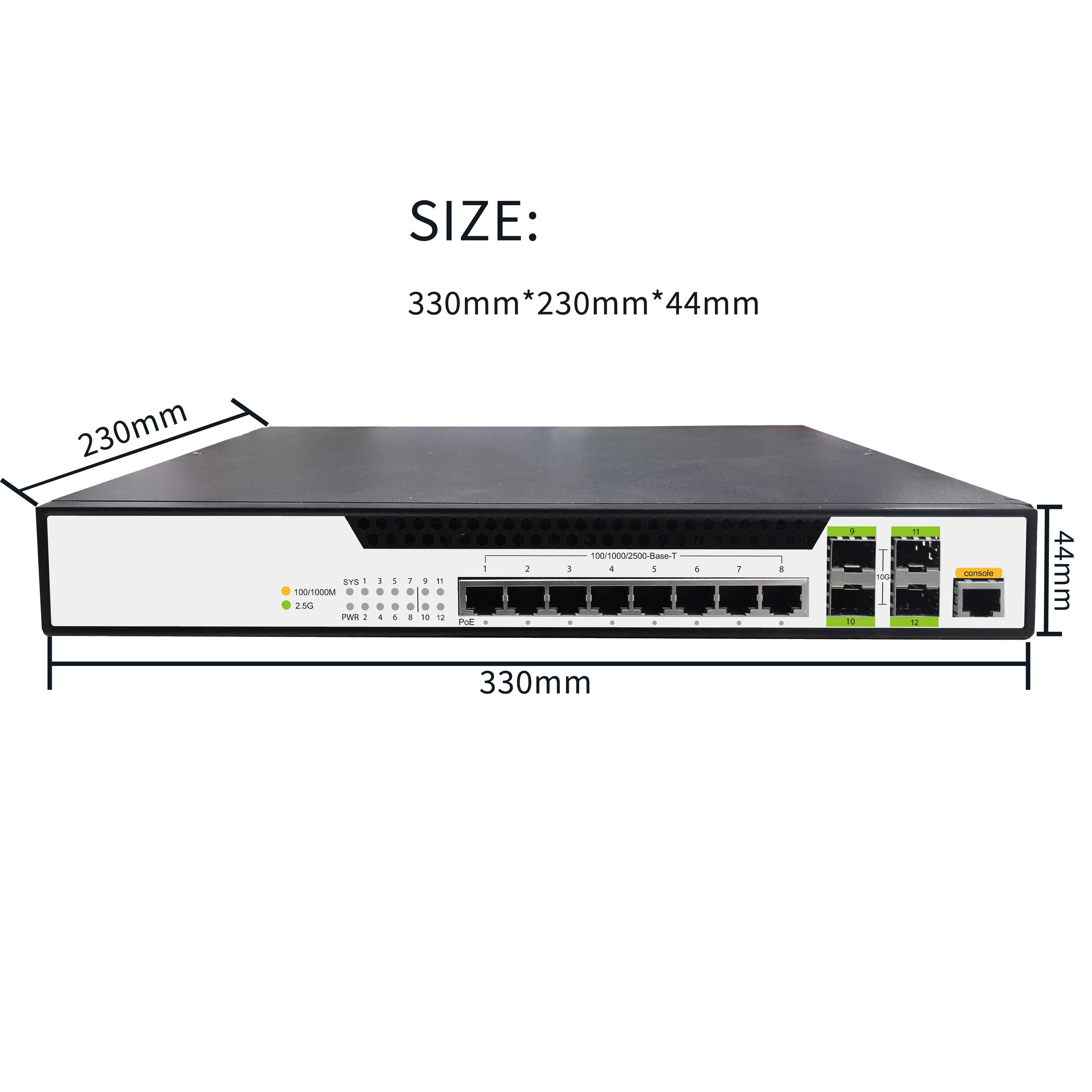 4/8/16/24/48 Port 2.5G Multi-G - đánh giá và giá Sfp+ 10G Managed Switch 8 Port