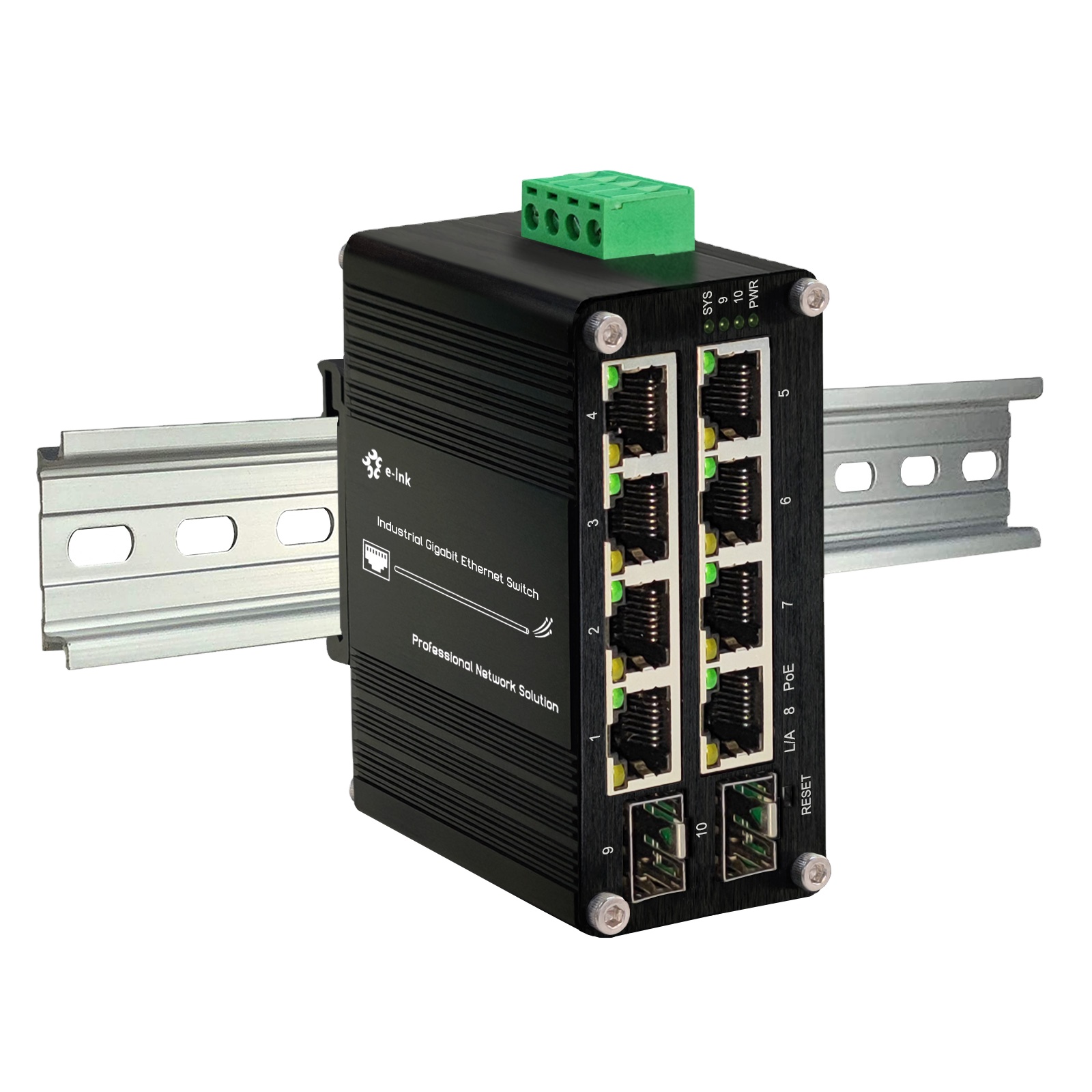 Managed PoE Switch 8 Port 10/1 - đánh giá và giá Managed Gigabit Poe Switch 8 Port 802.3At
