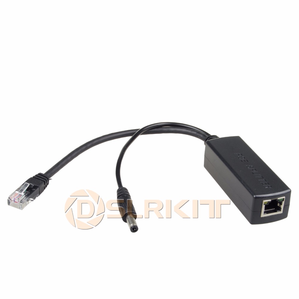 DSLRKIT Gigabit Hoạt Động PoE  - đánh giá và giá Active Poe Splitter Gigabit 12V 2A