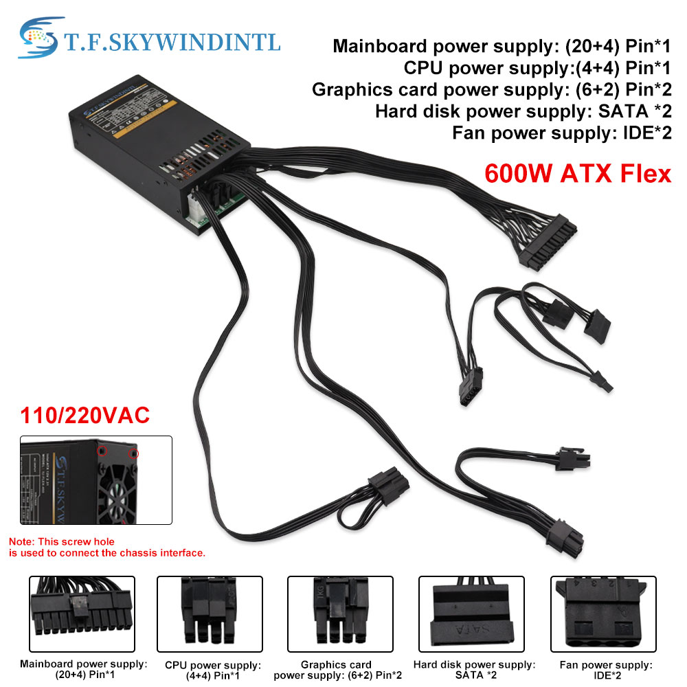 Flex 600W Modular Power Supply - đánh giá và giá Atx Power Supply 1U Flex 500W
